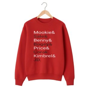 Mookie Sale Benny Bogey Price Corak Kimbrel JD Shirt 1 red 2