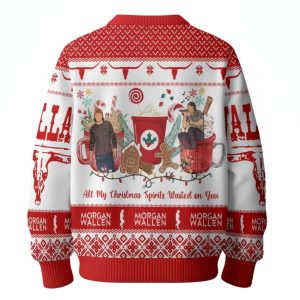 Morgan Wallen Around The Christmas Tree Ugly Christmas Sweater 2