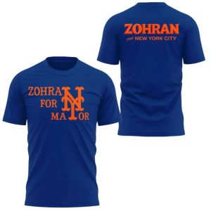 NY Mets Zohran For NYC T shirt