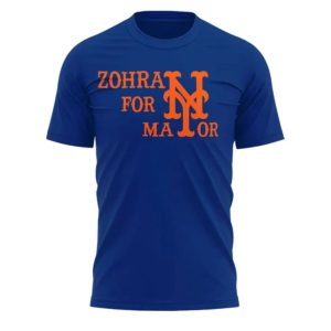 NY Mets Zohran For NYC T shirt