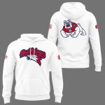 Native American Fresno State Bulldogs White Hoodie