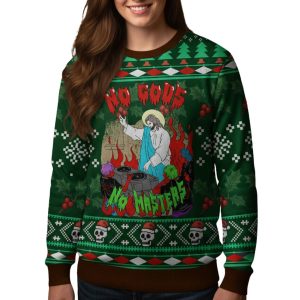 No Gods No Masters Christmas Ugly Sweater