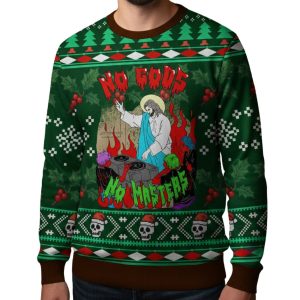 No Gods No Masters Christmas Ugly Sweater