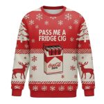 Pass Me A Fridge Cig Coca-Cola Zero Ugly Christmas Sweater
