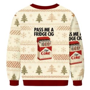 Pass Me A Fridge Cig Diet Coke Ugly Christmas Sweater 2 Pass Me A Fridge Cig Diet Coke Ugly Christmas Sweater