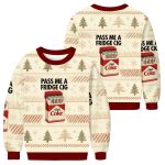 Pass Me A Fridge Cig Diet Coke Ugly Christmas Sweater