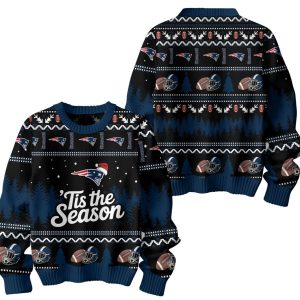 Patriots Tis The Season Christmas Ugly Sweater