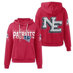 Patriots We Are All Patriots Print Waffle Fabric Hoodie 1