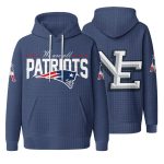 Patriots We Are All Patriots Print Waffle Fabric Hoodie