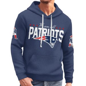 Patriots We Are All Patriots Print Waffle Fabric Hoodie 4