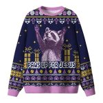 Paws Up For Jesus Ugly Christmas Sweater