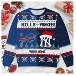 Personalized Bills x Yankees Ugly Christmas Sweater
