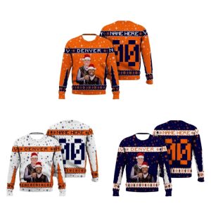 Personalized Bo Nix Courtland Sutton Broncos Ugly Sweater 2 Personalized Bo Nix Courtland Sutton Broncos Ugly Sweater 1