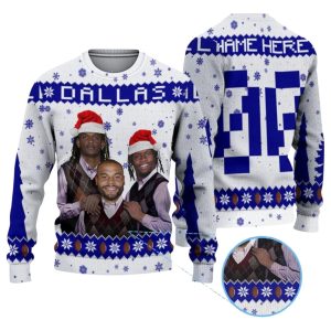 Personalized CeeDee Lamb Dak Prescott George Pickens Dallas Ugly Sweater
