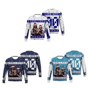 Personalized CeeDee Lamb Dak Prescott George Pickens Dallas Ugly Sweater 2 Personalized CeeDee Lamb Dak Prescott George Pickens Dallas Ugly Sweater 2