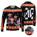 Personalized Ja'Marr Chase Joe Burrow Tee Higgins Cincinnati Ugly Sweater