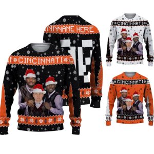 Personalized Ja'Marr Chase Joe Burrow Tee Higgins Cincinnati Ugly Sweater