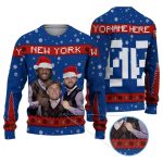 Personalized Jaxson Dart Cam Skattebo Malik Nabers Ugly Sweater