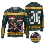 Personalized Matthew Golden Jordan Love Micah Parsons Ugly Sweater