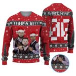 Personalized Mike Evans Baker Mayfield Emeka Egbuka Ugly Sweater