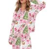 Christmas In London Silky Satin Pajama Set