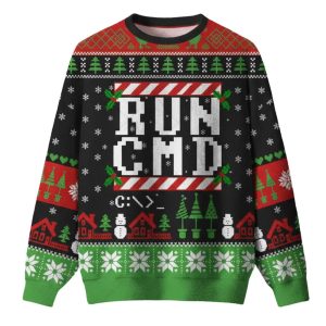RUN CMD Ugly Christmas Sweater