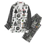 Raiders Football Christmas Pajamas Set