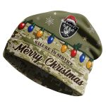 Raiders Salute To Service Christmas Beanie Hat