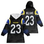 Rams 2025 Rivalries Midnight Mode Blanket Hoodie