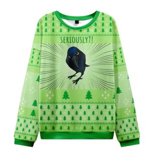 Raven's Question Christmas Ugly Sweater