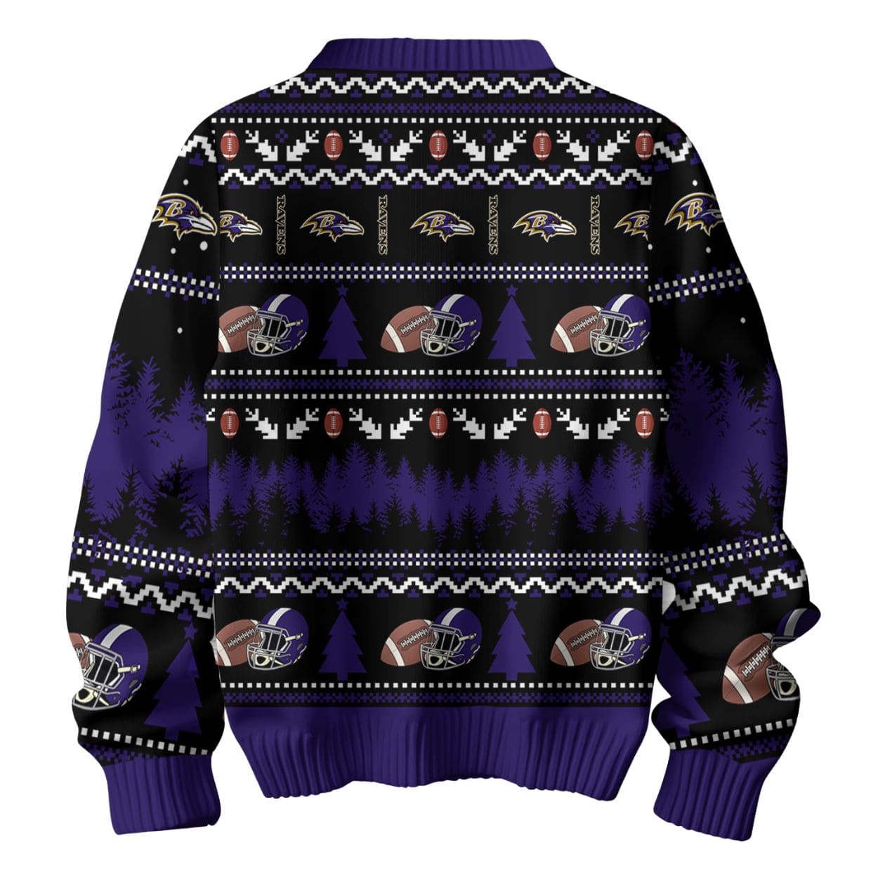 Ravens Tis The Season Christmas Ugly Sweater Ravens Tis The Season Christmas Ugly Sweater
