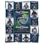 Real Women Love Football Smart Women Love The Seahawks Blanket