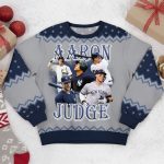 Retro Aaron Judge Christmas Ugly Sweater