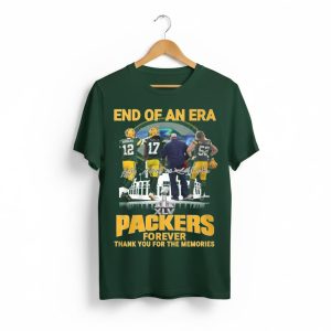 Rodgers Adams Matthews End Of An Era Packers Forever Thank You For The Memories Shirt 1