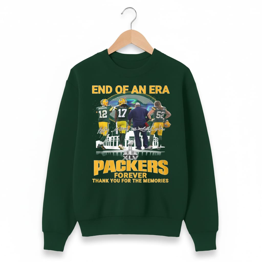 Rodgers Adams Matthews End Of An Era Packers Forever Thank You For The Memories Shirt Rodgers Adams Matthews End Of An Era Packers Forever Thank You For The Memories Shirt