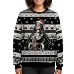 Santa Hat Nun Ugly Christmas Sweater