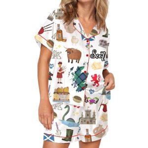 Scotland Satin Pajama Set