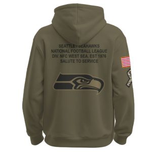 Seahawks 2025 Salute To Service Hoodie