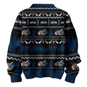 Seahawks Tis The Season Christmas Ugly Sweater 2