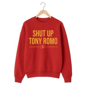 Shut Up Tony Romo KC Chiefs Shirt 1 red 2