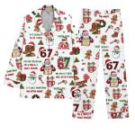 Six Seven Santa Meme Pajama Set