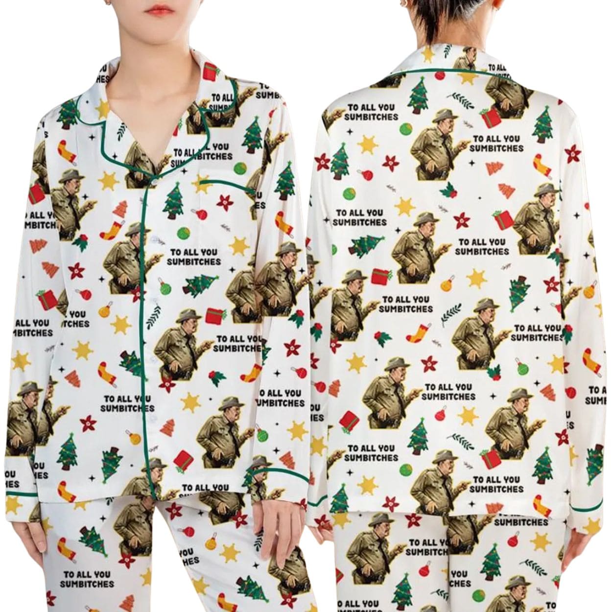 Smokey And The Bandit To All You Sumbitches Pajamas Set Smokey And The Bandit To All You Sumbitches Pajamas Set