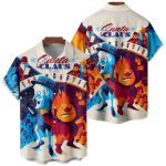 Snow Miser Heat Miser Christmas Santa Claus Hawaiian Shirt
