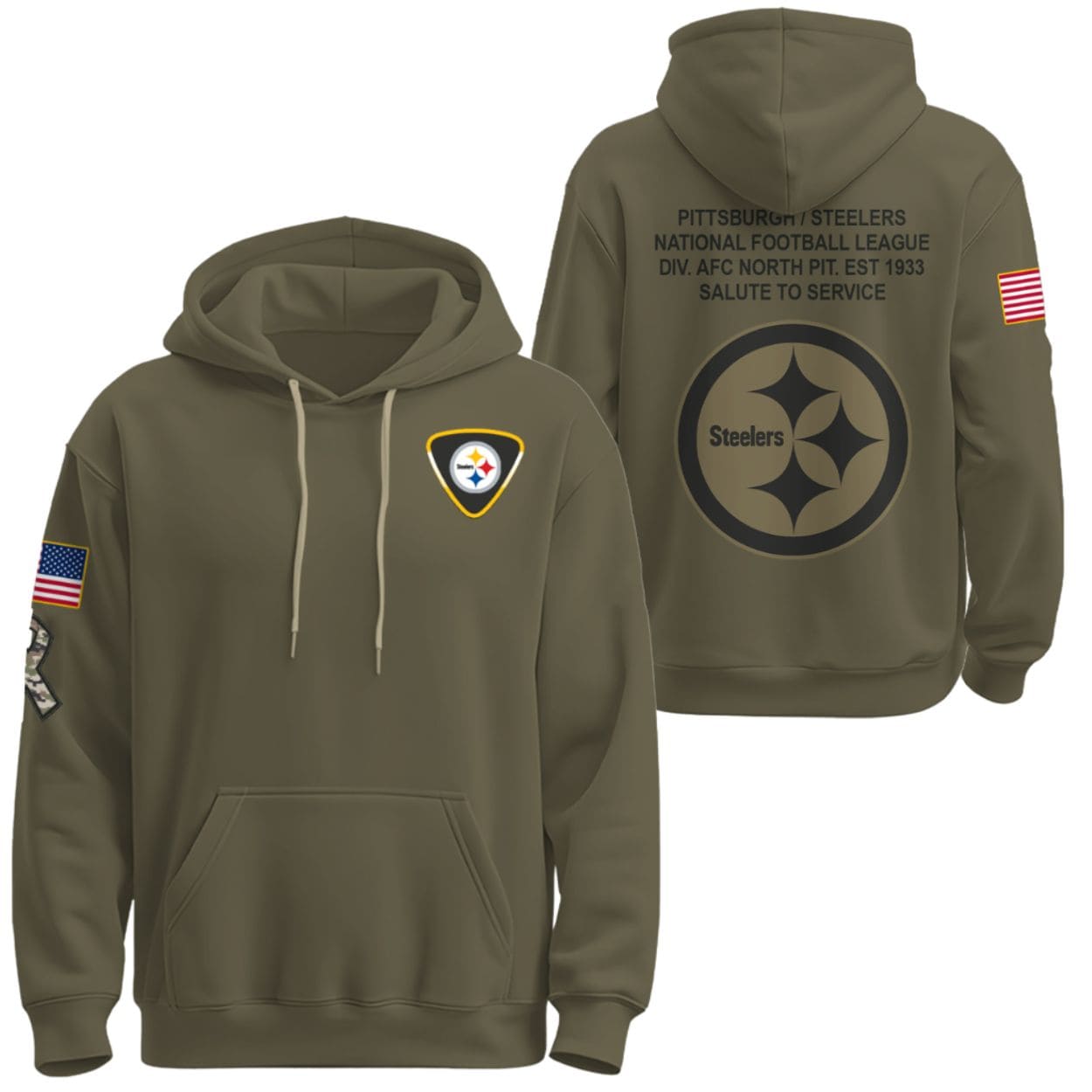 Steelers 2025 Salute To Service Hoodie Steelers 2025 Salute To Service Hoodie