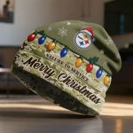 Steelers Salute To Service Christmas Beanie Hat