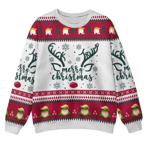 Subtle Anti Trump Christmas Reindeer Ugly Sweater 1 Subtle Anti Trump Christmas Reindeer Ugly Sweater 1