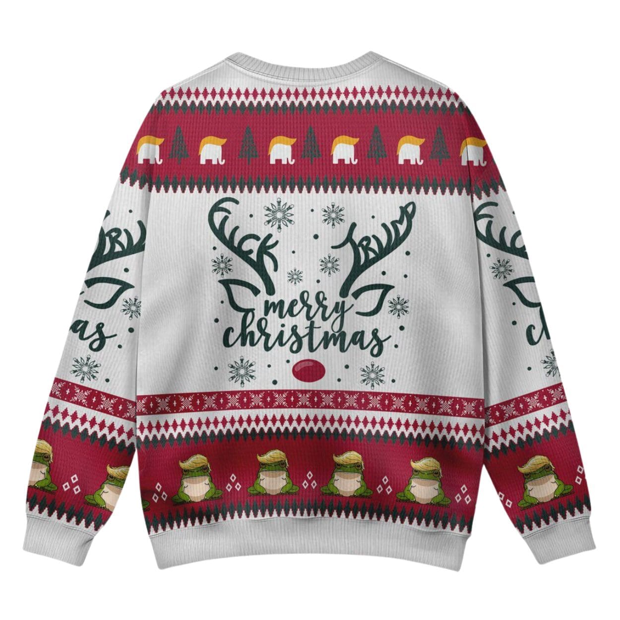 Subtle Anti Trump Christmas Reindeer Ugly Sweater Subtle Anti Trump Christmas Reindeer Ugly Sweater