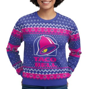 Taco Bell Fast Food Ugly Christmas Sweater 1