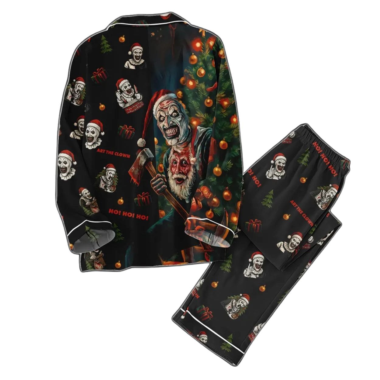 Terrifier Art The Clown Pajamas Set Terrifier Art The Clown Pajamas Set