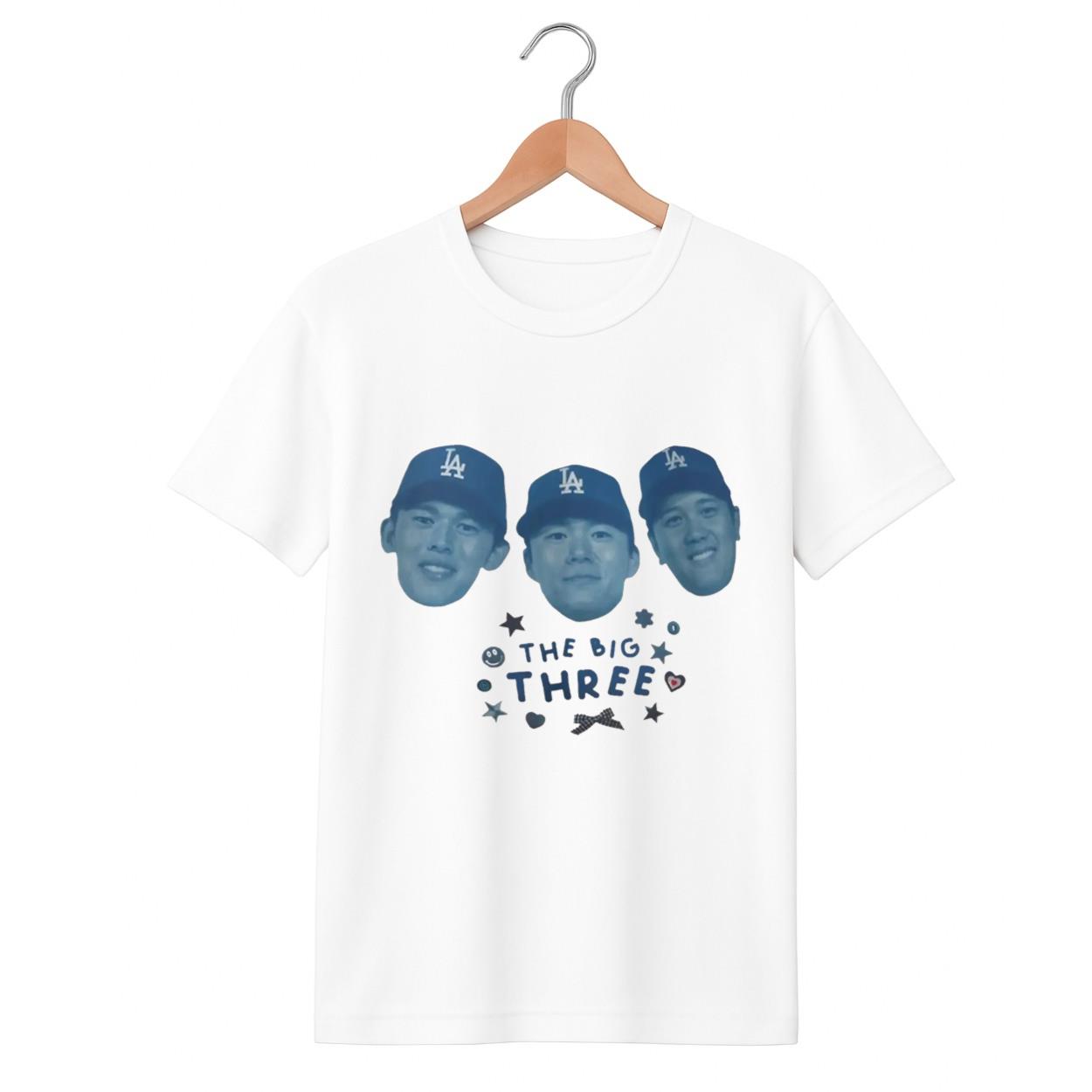 The Big Three Dodgers Players Shirt The Big Three Dodgers Players Shirt